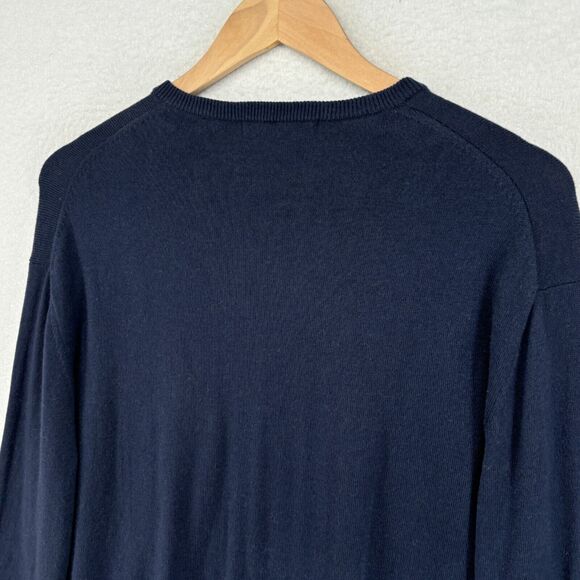 GREYSON Sweater Mens M Cheyenne V-Neck Merino Wool Blend Golf Pullover Blue - Picture 6 of 14